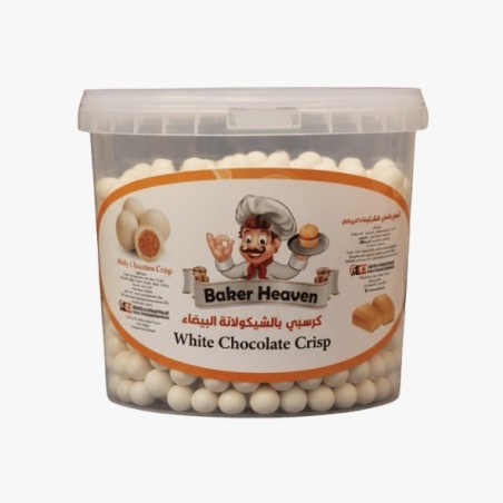Baker Heaven Crispy Covered with White Chocolate Medium Size3kg
