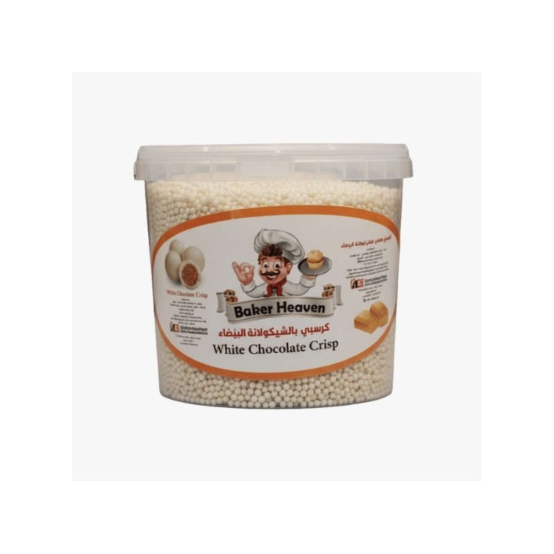 Baker Heaven Crispy Covered with White Chocolate Small Size 3.5kg